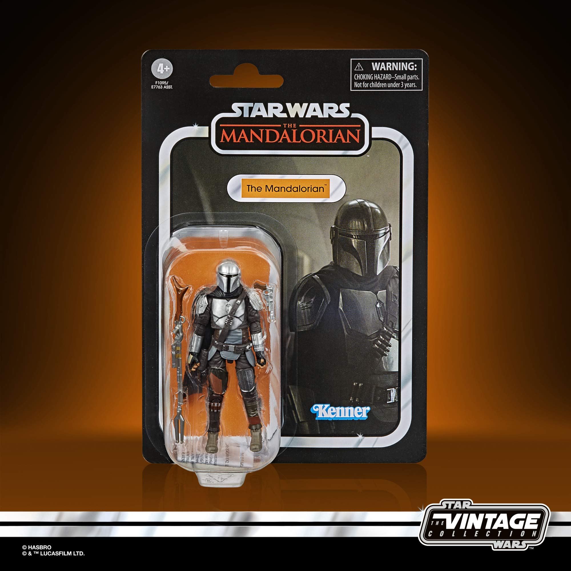 STAR WARS The Vintage Collection The Mandalorian Toy, 3.75-Inch-Scale The Mandalorian Action Figure, Toys for Kids Ages 4 and Up