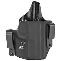 Defender Series, OWB/IWB Holster, Fits S&W M&P M2.0 9/40, Kydex, Right Hand, Black Finish