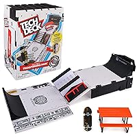 The Berrics Transforming Park, X-Connect Park Creator, 30-inch Wide Foldable Playset with Storage and Exclusive Fingerboard, Kids Toy for Ages 6 and up