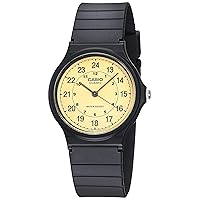 Casio Herren Analog Quarz Uhr mit Gold Armband MQ24-9B