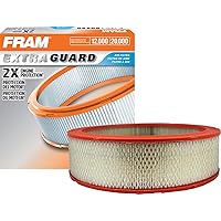 FRAM Extra Guard CA326 Replacement Engine Air Filter for Select Pontiac Oldsmobile, GMC, Chevrolet, Cadillac, Buick and Avanti Models, Provides Up to 12 Months or 12,000 Miles Filter Protection