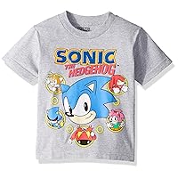 Sega Boys' Sonic The Hedgehog Short Sleeve Tshirt