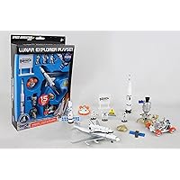 Space Mission 16 Piece set w/ Kennedy Space Center Sign