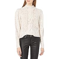 Rebecca Taylor Women's Tweed Cable Sweater