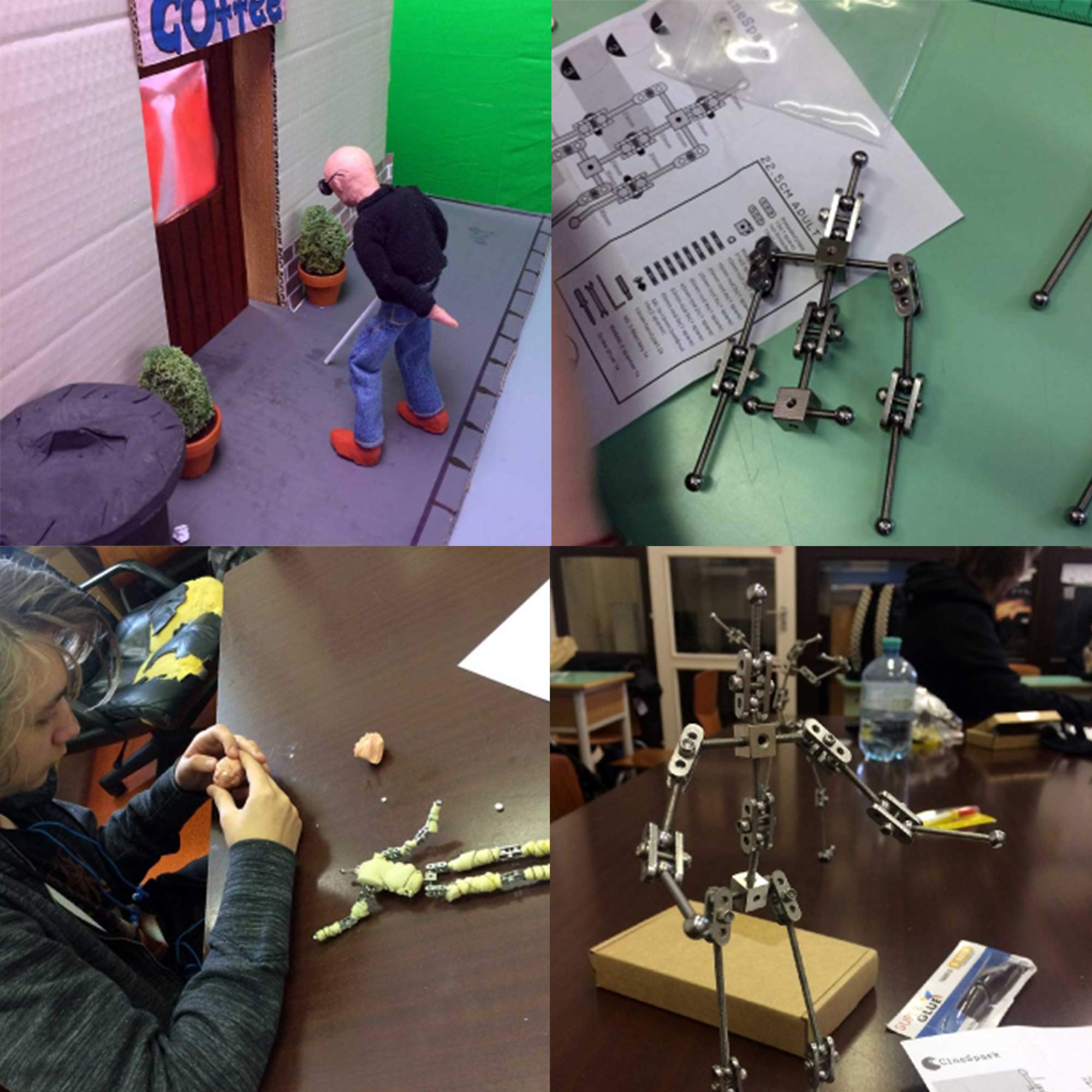 DIY Stainless Steel Human ARMATURE KIT for Studio Stop-Motion