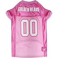 Collegiate California Golden Bears Berkeley Dog Jersey, X-Small, Pink