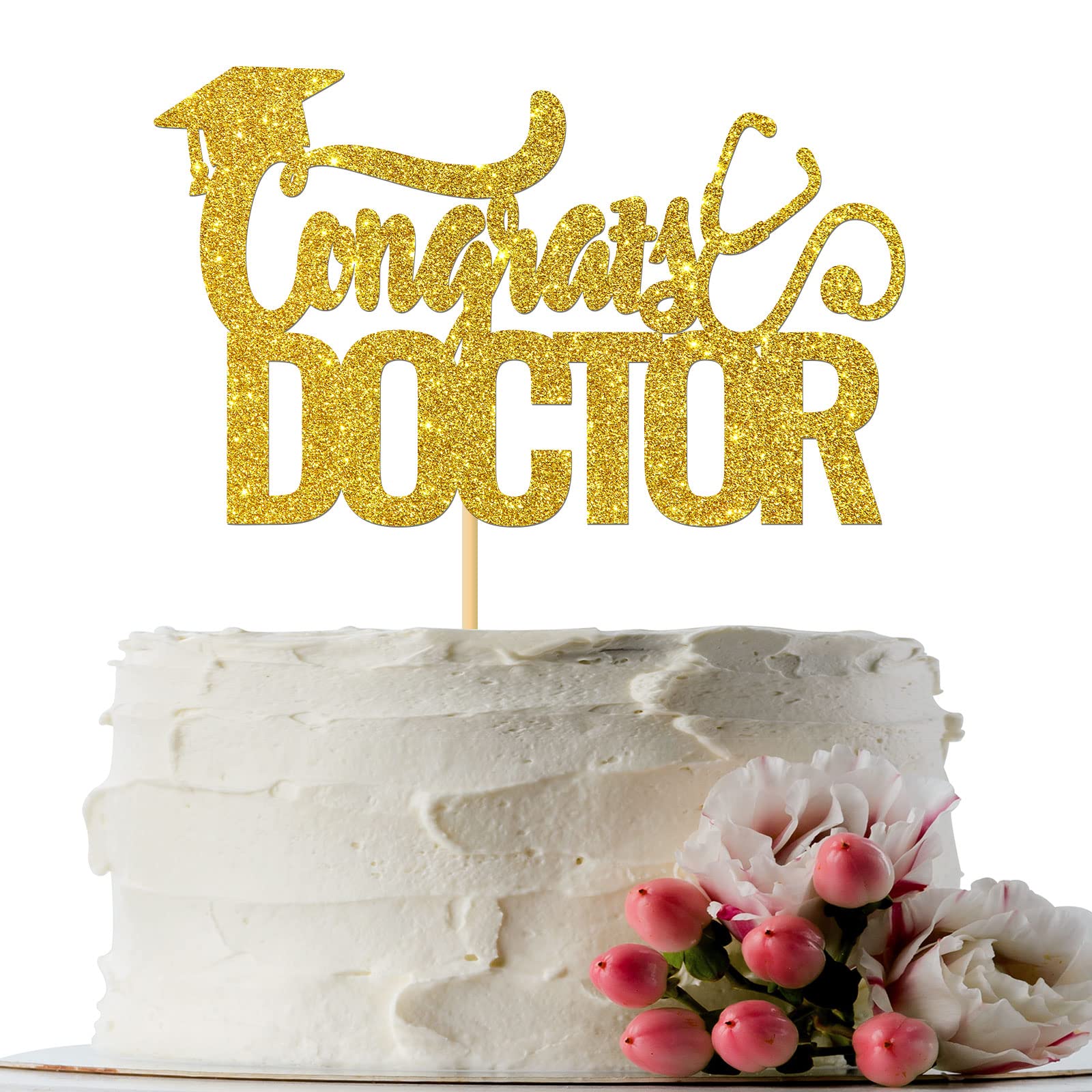 Mr & Mrs Gold Cake Topper | Wedding Party | Party Fever