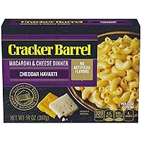 Cracker Barrel Cheddar Havarti Macaroni & Cheese Dinner, 14 oz Box