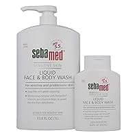 SEBAMED Liquid Face and Body Wash (1 Liter) (1L + 200mL Bundle)