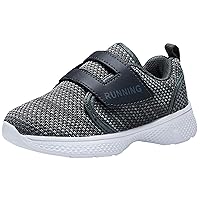 Toddler/Little Kid Boys Girls Lightweight Breathable Sneakers Strap Athletic Runing Walking Sports Shoes