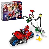 Lego Marvel Superheroes Motorcycle Chase: Spider-Man vs. Doc Ock Set 76275
