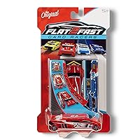 Red 72 Card Racer | Load, Launch, Race - Pocket-Sized Racecar Toy Ages 5 and up (Sold Each)