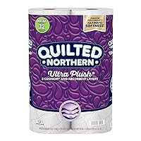 Georgia Pacific QUILTED NORTHERN ULTRA PLUSH® TOILET PAPER, 8 MEGA ROLLS