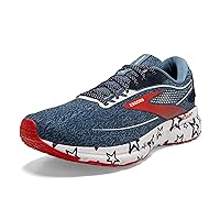 Brooks Women’s Trace 2 Neutral Running Shoe - White/Peacoat/Poppy - 10.5 Medium