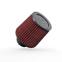 K&N Universal Clamp-On Air Intake Filter: High Performance, Premium, Washable, Replacement Filter: Flange Diameter: 2.75 In, Filter Height: 5.5 In, Flange Length: 2 In, Shape: Round Tapered, RU-4960