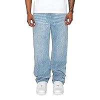 Victorious Men's Essential Baggy Wide Denim Jeans