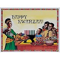 Family Celebration Kwanzaa Greeting Card (Box of 15 Cards and Matching envelopes)