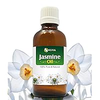 Jasmine (Jasminum Grandiflorum) Essential Oil Pure & Natural Undiluted Uncut Oil | Use for Aromatherapy, Skin & Hair - Therapeutic Grade - (15 ML)