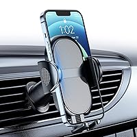 ORIbox Car Phone Mount [Super Suction Cup & Heat-Resistant] Dashboard Phone Holder, Universal Cell Phone Holder Car Dash Windshield Air Vent Stand for All Mobile Phones, Black