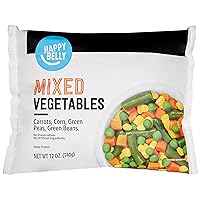 Amazon Brand - Happy Belly Mixed Vegetables, Frozen, 12 ounce (Pack of 1)