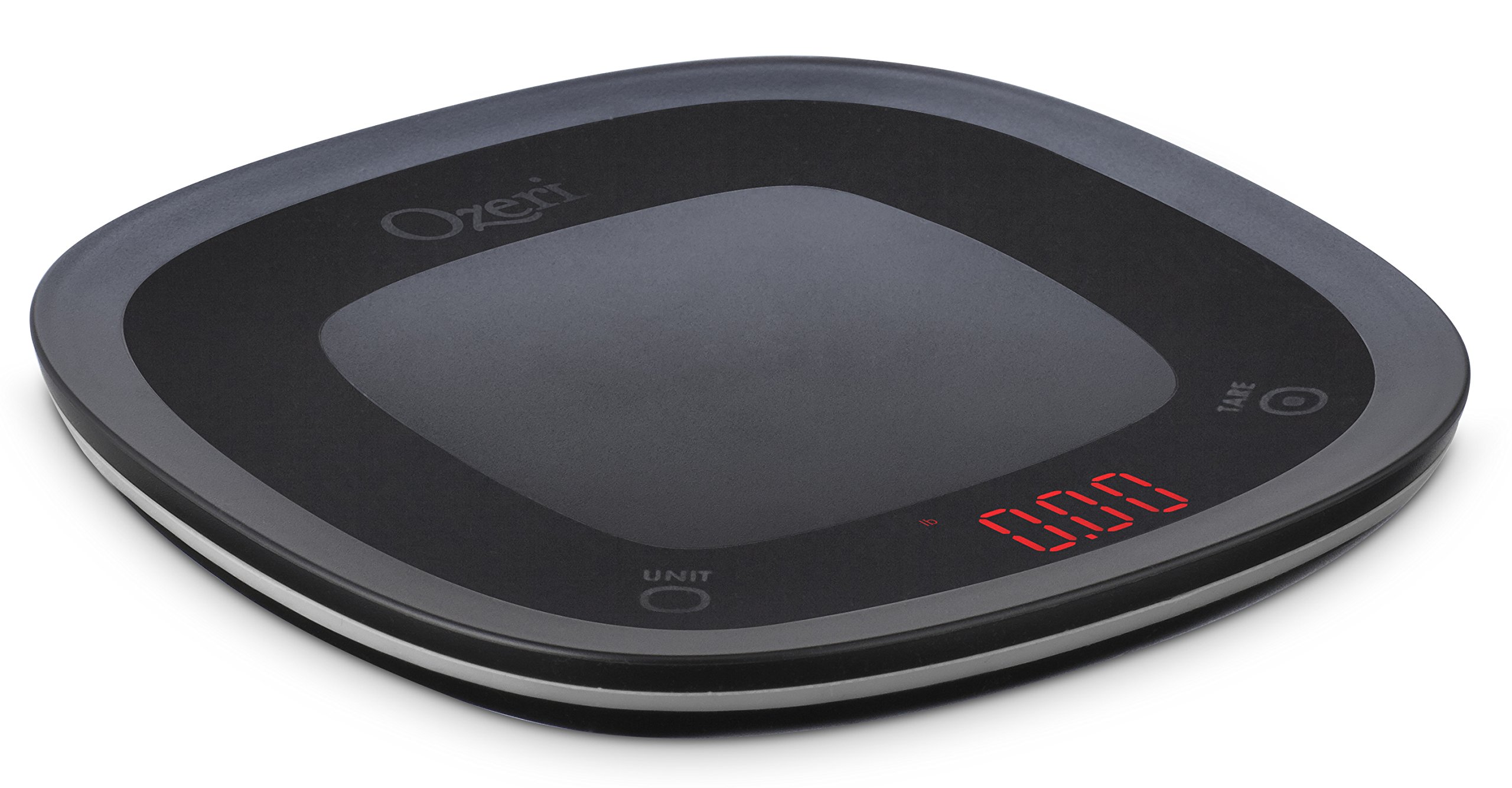 Ozeri Touch Waterproof Digital Kitchen Scale Washable and Submersible, Small, Black