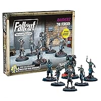Modiphius Entertainment Fallout Wasteland Warfare: Raiders - The Forged - 6 Unpainted Resin Miniatures, Includes Scenic Bases, 32MM Scale Figures, Tabletop Roleplaying Game Minifigures