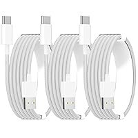 [Apple MFi Certified] iPhone 15 Car Carplay Cable Fast Charging Cable, 3Pack 6ft 60W USB A to USB C Nylon Braid Cord Screen Data Sync for iPhone 15 Pro/15 Pro Max/15 Plus,iPad Pro, Air, Mini, iPad10