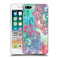 Head Case Designs Officially Licensed Micklyn Le Feuvre Round and Round The Rainbow Mandala 3 Soft Gel Case Compatible with Apple iPhone 7 Plus/iPhone 8 Plus