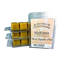 Our Own Candle Company Premium Wax Melt, Apple Pie, 6 Cubes, 2.4 oz (4 Pack)