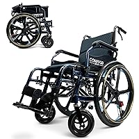 Lightweight Foldable Self Propelled Wheelchair - Self-Propelled Transfer Wheelchairs,17.5
