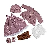Handmade Waldorf Doll Clothes 12 inch Clothing Set with Pretty Box Girl Christmas Birthday Gift-Gabrielle's Clothes Accessories