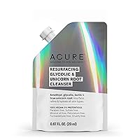 Acure Resurfacing Glycolic Unicorn Root Cleanser Travel Sz .67 Oz Pack of 1