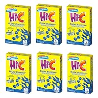 Hi-C Singles To Go Drink Mix Blazin' Blueberry Pack of 6, 48 Total Servings - 8 servings per box, Low Calorie - Zero Sugar, Water Enhancer with Vitamin C