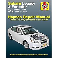 Subaru Legacy (10-16) & Forester (09-16) Haynes Repair Manual