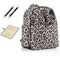 Itzy Ritzy Baby Dream Backpack, Leopard, 14.5x8.5x16 Inch (Pack of 1)