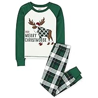 The Children's Place Baby Christmas Pajamas, Cotton