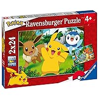 Ravensburger Pokemon Jigsaw Puzzles for Kids Age 3 Years Up - 2x 24 Pieces - Educational Toddler Toys and Games