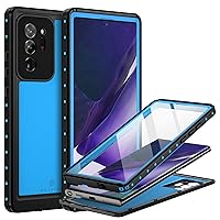 BEASTEK for Samsung Galaxy NOTE20 Ultra Waterproof Case, NRE Series, Shockproof Underwater IP68 Case with Built-in Screen Protector Full Body Protective Cover, for Galaxy Note 20 Ultra 6.9 inch (Blue)