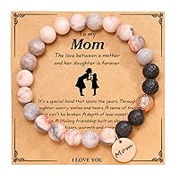 UPROMI Gifts for Mom/Daughter/Granddaughter/Sister, Elastic Rope Bracelet for Women
