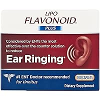 Lipo-Flavonoid Plus Dietary Supplement Ear Health, 100 Count (Pack of 2)