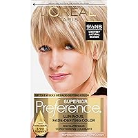 L'Oreal Paris Superior Preference Fade-Defying + Shine Permanent Hair Color, 9.5NB Lightest Natural Blonde, Pack of 1, Hair Dye