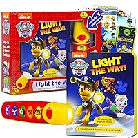 Paw Patrol Busy Books for Toddlers 2-4 | Interactive Sound Book Set with Storybook, Flashlight, Paw Patrol Stickers, More | Learning Skills
