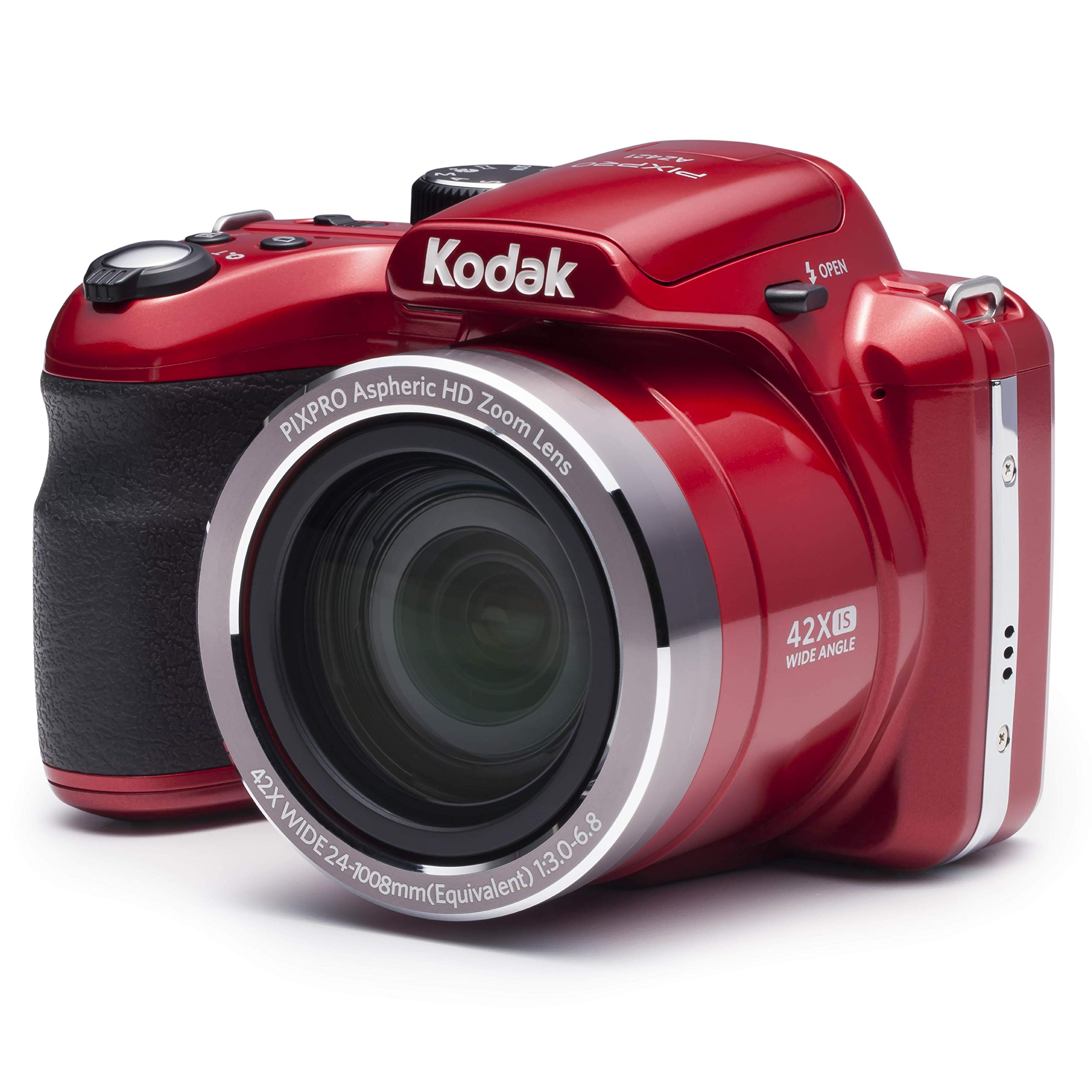 Kodak PIXPRO Astro Zoom AZ421-RD 16MP Digital Camera with 42X Optical Zoom and 3