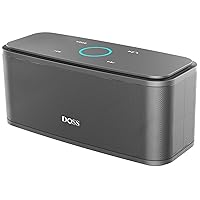 DOSS SoundBox Pro Bluetooth Speaker Black Bundle SoundBox Touch Bluetooth Speaker Gray
