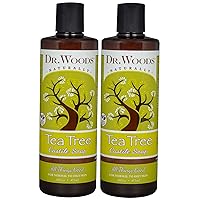 Dr. Woods Pure Tea Tree Liquid Castile Soap, 16 Ounce (Pack of 2)