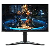 Lenovo G27-20 27-inch Gaming Monitor, FHD, IPS, 144Hz, 1ms, FreeSync Premium and NVIDIA G-SYNC Compatible, NearEdgeless, VESA Mount, Height and Tilt Adjust, HDMI, DP