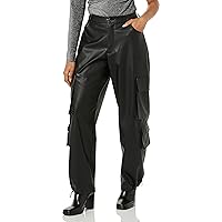 Women's Anika Vegan Leather Cargo Pant