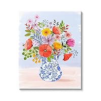Stupell Industries Bright Flowers in Pottery Canvas Wall Art by Sharon Lee