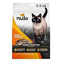Nulo Freestyle Freeze-Dried Raw, Ultra-Rich Grain-Free Dry Cat Food for All Breeds and Life Stages with BC30 Probiotic for Digestive and Immune Health 3.5 Ounce (Pack of 1)