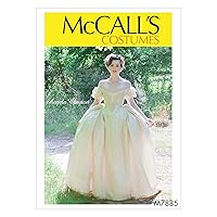 McCall's Women's Victorian Ball Dress Costume Angela Clayton, Sizes 6-14 Sewing Pattern